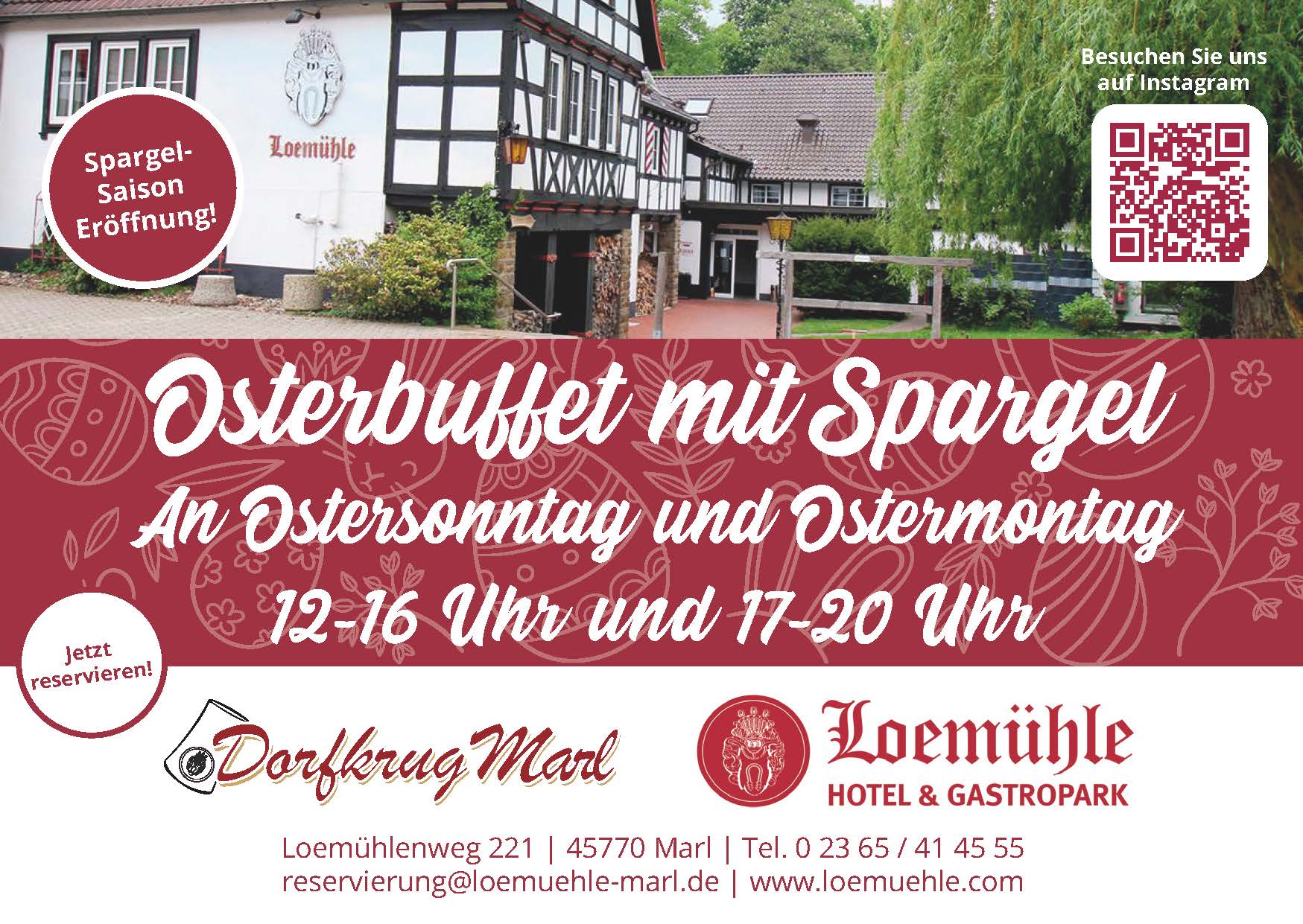 Osterbuffet mit Spargel